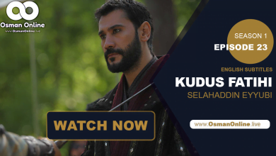 Bernard confronted by Saladin at the wedding in Salahaddin Eyyubi Episode 23