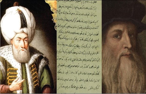 Leonardo Da Vinci engagement with Ottoman Sultans