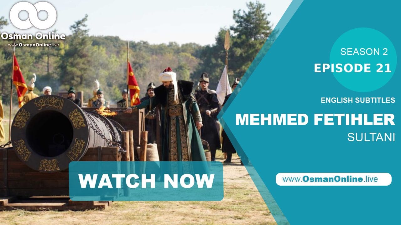 Mehmed Fetihler Sultani Episode 21 on TRT 1, where Sultan Mehmed faces assassination plots, Byzantine espionage, and escalating power struggles within the Ottoman Empire.