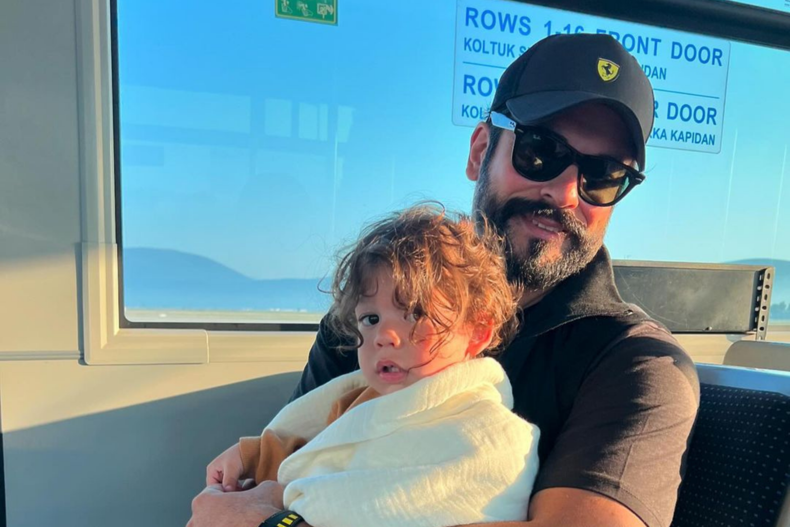 Who is beloved Turkish actor Burak Ozcivit? 7 Burak Ozcivit holding his son Kerem