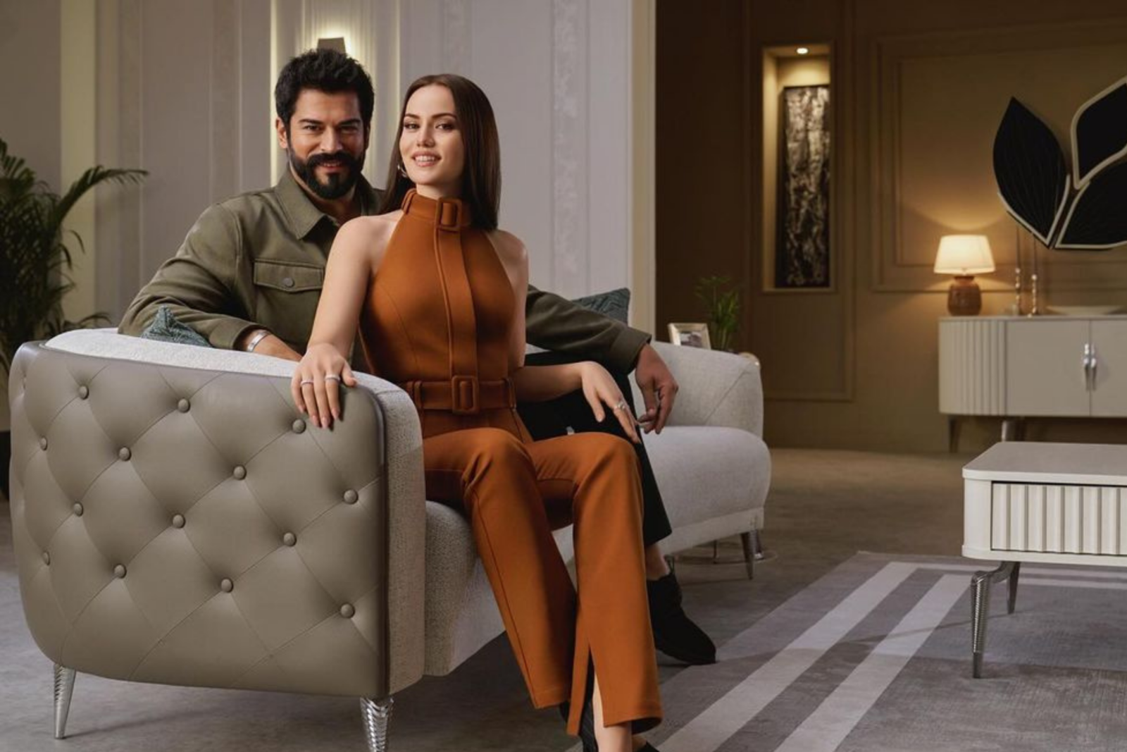 Who is beloved Turkish actor Burak Ozcivit? 9 Fahriye Evcen and Burak Ozcivit pose for a furniture brand advertisement