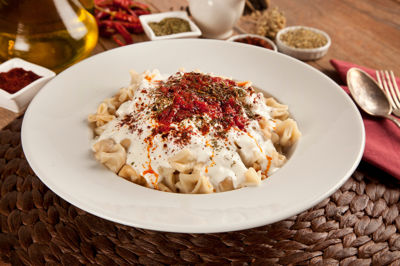 Turkish cuisine's global stars: 10 dishes everyone loves 5 Traditional Turkish dumplings topped with garlic yogurt and a rich butter sauce infused with spices