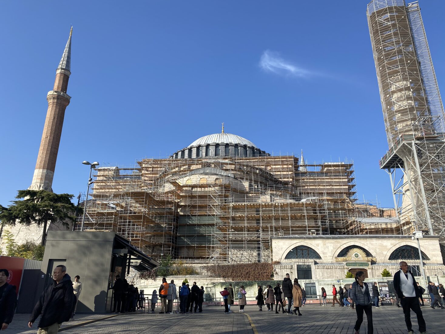 Hagia Sophia’s facade to be freed from non-original plaster in bold restoration move 5 Hagia Sophia’s facade to be freed from non-original plaster in bold restoration move